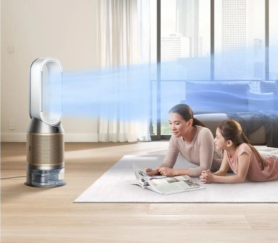 Oczyszczacz powietrza i wentylator z funkcją nawilżania Dyson Purifier Humidify + Cool Autoreact PH3A